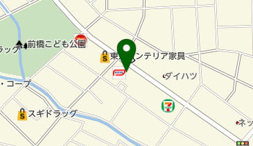 タイヤ館 前橋の地図画像