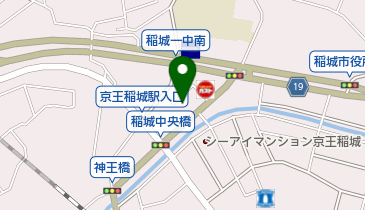 タイヤ館 稲城の地図画像