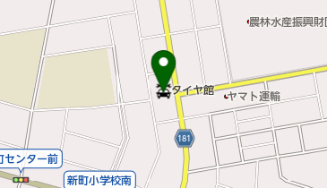 タイヤ館 青梅の地図画像