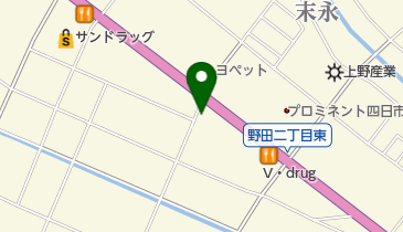 タイヤ館 生桑の地図画像