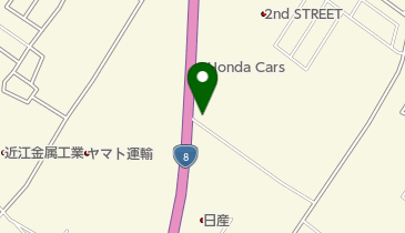 タイヤ館彦根の地図画像