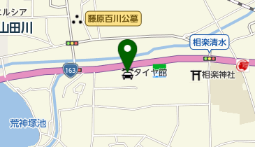 タイヤ館木津の地図画像