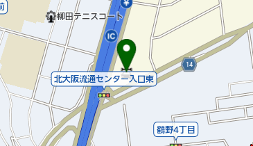 タイヤ館茨木の地図画像