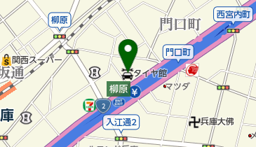 タイヤ館神戸の地図画像