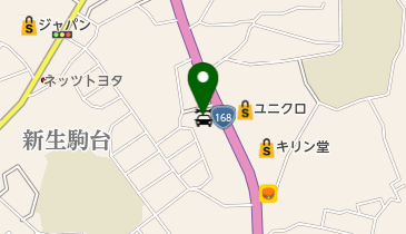 タイヤ館生駒の地図画像