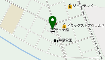 タイヤ館とっとり興南店の地図画像