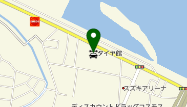 タイヤ館徳島の地図画像