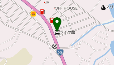 タイヤ館長崎の地図画像