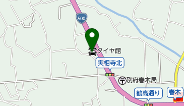 タイヤ館別府の地図画像