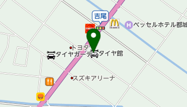 タイヤ館都城の地図画像