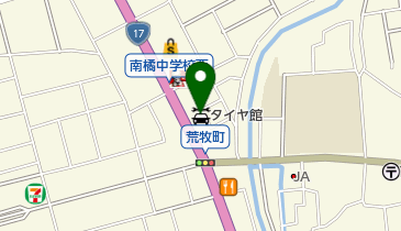 タイヤ館 前橋荒牧の地図画像