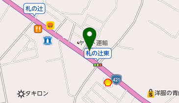 タイヤ館八日市の地図画像