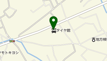 タイヤ館大田原の地図画像