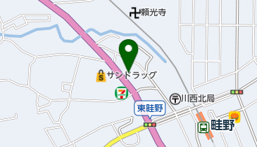 タイヤ館川西の地図画像