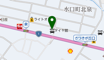 タイヤ館甲賀の地図画像