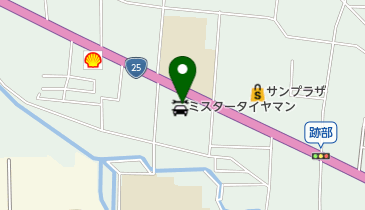 ミスタータイヤマン 八尾の地図画像