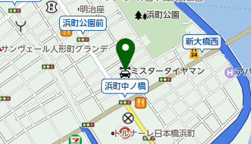 ミスタータイヤマン 日本橋店の地図画像