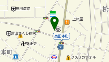 タイヤ館 奥田店の地図画像