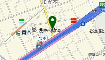 ミスタータイヤマン 岡本の地図画像