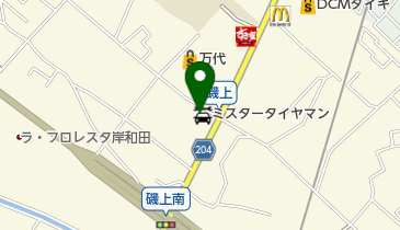 ミスタータイヤマン Sankyo岸和田の地図画像