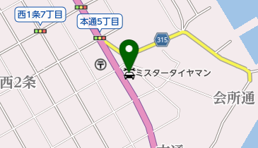 ミスタータイヤマン広尾店の地図画像