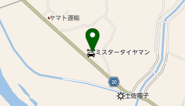 ミスタータイヤマン 四万十店の地図画像