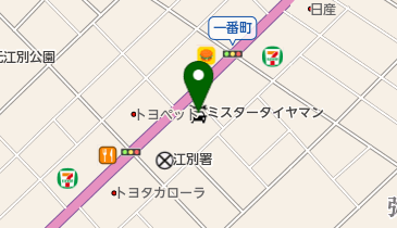 ミスタータイヤマン ジョイピット江別店の地図画像