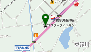 ミスタータイヤマン 長門店の地図画像