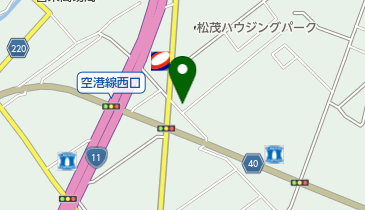有限会社ブリヂストンタイヤサービスマリンピア空港店の地図画像