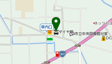 タイヤ館京田辺の地図画像