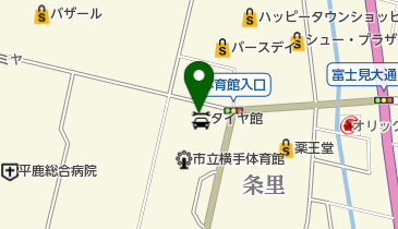 ブリヂストンタイヤサービス 横手店の地図画像