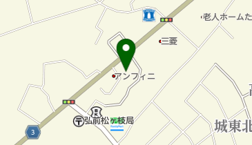 ブリヂストンタイヤサービス ひろさきの地図画像