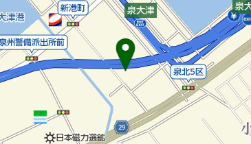 株式会社三共ゴム 泉大津営業所の地図画像