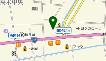 タイヤセンター福井の地図画像