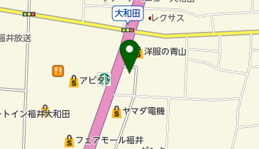 タイヤセールス福井北の地図画像