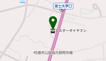 ミスタータイヤマン マックス花巻の地図画像