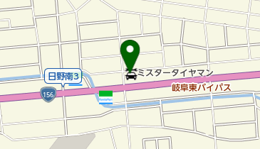 ミスタータイヤマン 日野の地図画像