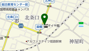 タイヤ館 姫路中央店の地図画像