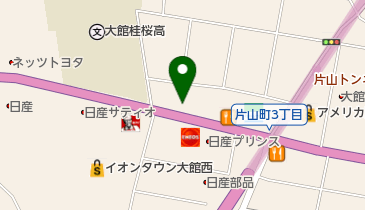 ミスタータイヤマン 大館店の地図画像