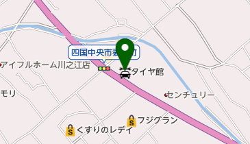 タイヤ館川之江の地図画像