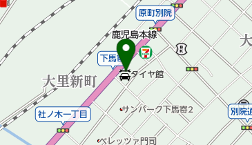 タイヤ館門司の地図画像