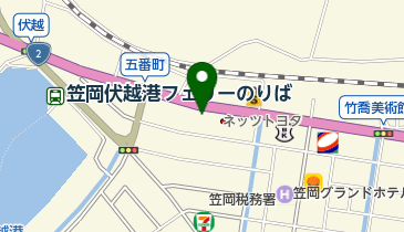 タイヤ館 笠岡の地図画像