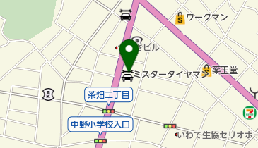 タイヤ館 盛岡中央店の地図画像