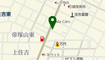 タイヤショップさつま住吉の地図画像