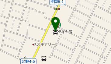 タイヤ館平岡の地図画像