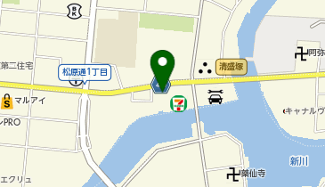 ブリヂストンタイヤサービス 昆陽池店の地図画像