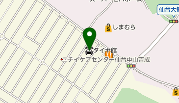 タイヤ館中山の地図画像