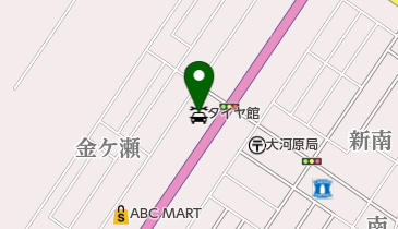 タイヤ館大河原の地図画像