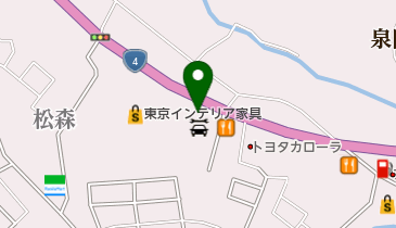 タイヤ館いずみの地図画像