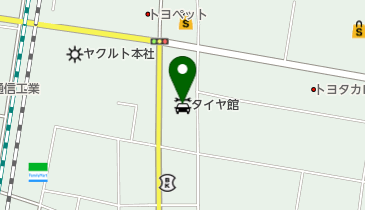 タイヤ館福島の地図画像